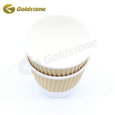 Комбинирующая изоляция Kraft Ripple Paper Cups и изоляция для горячих и холодных напитков